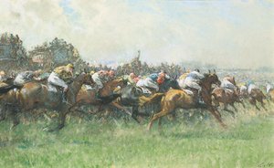 ركن Tattenham ، Epsom Derby ، بواسطة عطلة جيلبرت