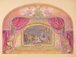 الرسم المسرحي ، 19351942.