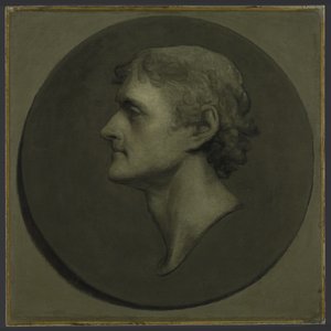 توماس جيفرسون (صورة الميدالية) ، 1805 (زيت وبيض على ورق موضوع على قماش) بواسطة جيلبرت ستيوارت