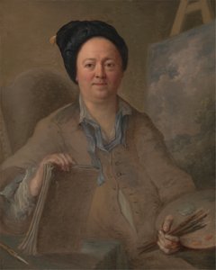 صورة لرسام المناظر الطبيعية ، ربما جورج لامبرت بواسطة Giles Hussey