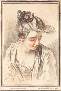 رأس امرأة شابة 1773. بواسطة جيل ديمارتو