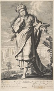 أرتميس ، كاليفورنيا. 1639-40. التأليف: جيل روسيليت ، أبراهام بوس.