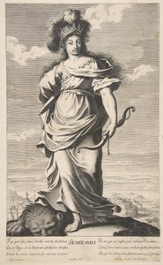سميراميس ، كاليفورنيا. 1639-40. التأليف: جيل روسيليت ، أبراهام بوس.