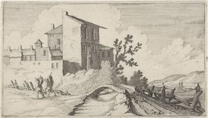 جسر للمباني المسورة Twelve Landscapes (عنوان السلسلة) بواسطة جيليس فان شيندل (الأول)