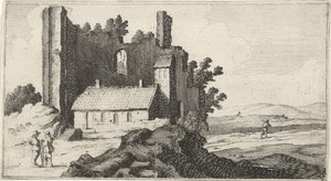 مصلى في حالة خراب Twelve Landscapes (عنوان السلسلة) بواسطة جيليس فان شيندل (الأول)