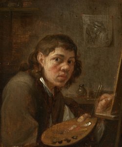 صورة شخصية في الاستوديو ، ج. 1645.