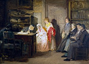 The Civil State, by Gioacchino Toma (1836-1893), painting. بواسطة جياشينو توما