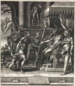 Calumny of Apelles ، 1560. بواسطة جورجيو غيسي