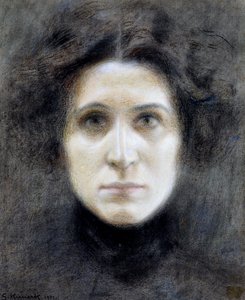 صورة إيرما غراماتيكا ، بقلم جورجيو كينيرك (1869-1948) ، حوالي 1901 ، باستيل على ورق ، 29 × 46 سم
