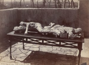 آثار أقدام بشرية ، بومبي [قوالب بشرية ، بومبي]