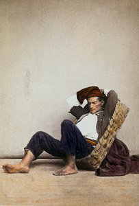 "لازاروني" (شحاذ متشرد من نابولي). نابولي