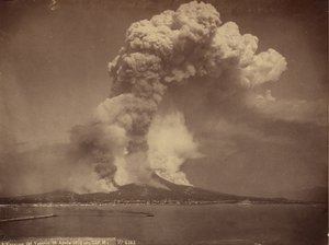 جبل فيزوف ، نشط ، 1872