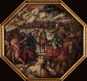 هزيمة البندقية في كاسنتينو ، 1563-1565 بواسطة جورجيو فاساري
