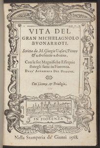 حياة Michelagnolo Buonarroti العظيم بواسطة جورجيو فاساري