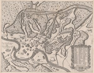 مرآة العظمة الرومانية: روما القديمة وتلالها من الغرب ، 1582. ، 1582