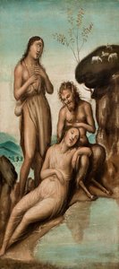 Polyphemus يكتشف Galatea و Acis ، بعد 1500 (زيت على قماش) بواسطة جيوفاني أنطونيو بزي سودوما