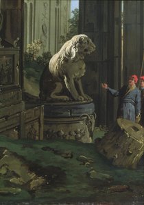تفاصيل "Capriccio مع الزخارف من بادوفا" ، ج 1756 بواسطة قناة جيوفاني أنطونيو (كاناليتو)