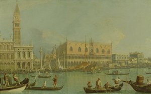 قصر الدوق و Piazzetta San Marco ، ج .1755