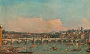جسر وستمنستر ، c1746 بواسطة قناة جيوفاني أنطونيو (كاناليتو)