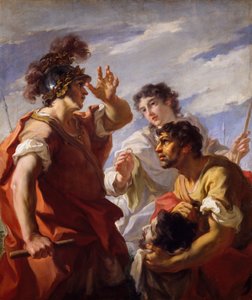 قيصر قبل الإسكندرية ، 1724-1725. بواسطة جيوفاني أنطونيو بيليجريني