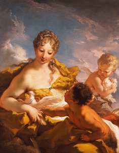 فينوس ، كيوبيد وفون ، 1708-13 بواسطة جيوفاني أنطونيو بيليجريني