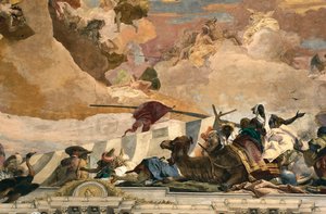 رمزية أفريقيا. فريسكو جيوفاني باتيستا تيبولو (1696-1770) بواسطة جيوفاني باتيستا تيبولو