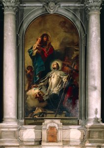 The Virgin appearing to Saint John of Nepomuk بواسطة جيوفاني باتيستا تيبولو