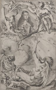صورة ماريا لويزا دورليانز 1662-1689 ، زوجة تشارلز الثاني ملك إسبانيا ، كاليفورنيا. 1689. بواسطة جيوفاني باتيستا بوناسينا