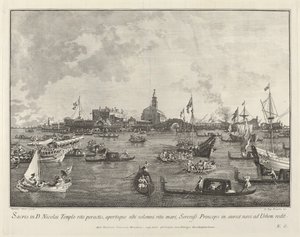 The Doge in the Bucintoro Leaving San Nicolò di Lido 17631766.
