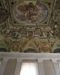 La chute de Phaeton (Phaethon) (1625) - Fresco en trompe l