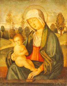 مادونا والطفل (رسم) بواسطة جيوفاني باتيستا سيما دا كونجليانو