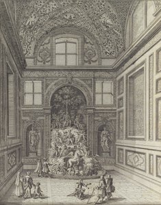 Stanza de Venti في مسرح Belvedere في فراسكاتي ... 1691 أو بعده. بواسطة جيوفاني باتيستا فالدا