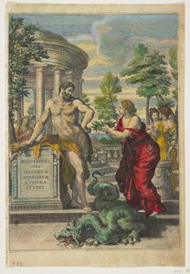 الصفحة الأمامية وصفحة العنوان من Hesperides ، 1646 بواسطة جيوفاني باتيستا فيراري