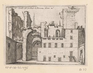 رستن فان هيت سيرابيوم تي روما كارتيل كاردينال فيورنزا ليو الحادي عشر (العنوان على الكائن) Gezichten op Rome (عنوان المسلسل) بعض وجهات النظر ووجهات النظر للأماكن غير المأهولة في روما (عنوان السلسلة)