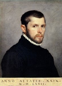 صورة لشاب ، بقلم جيوفاني باتيستا موروني (حوالي 1525-1578) ، زيت على قماش ، 44،4x56،9 سم بواسطة جيوفاني باتيستا موروني