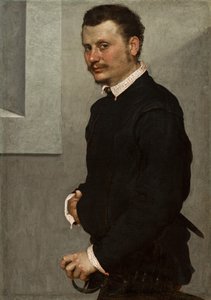 صورة لرجل ، c.1520-24 بواسطة جيوفاني باتيستا موروني