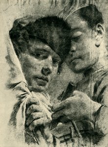 الطبال وحامل العلم ، أوائل منتصف القرن الثامن عشر ، 1943.