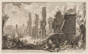 آثار روما: طريق أبيان بواسطة Giovanni-Battista Piranesi
