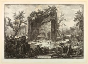 حمامات تراجان بواسطة Giovanni Battista Piranesi