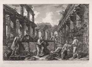 الواجهة من وجهات نظر مختلفة بواسطة Giovanni-Battista Piranesi