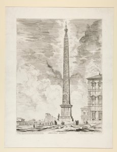 المسلة المصرية من مناظر لروما بواسطة Giovanni-Battista Piranesi