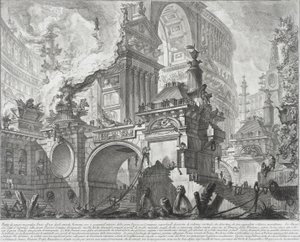 جزء من ميناء واسع ورائع لاستخدام الرومان القدماء الذين يفتحون على ساحة سوق كبيرة ، 1761-1780