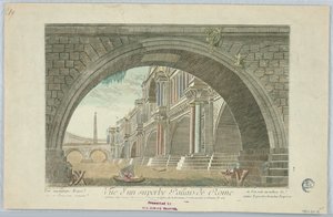عرض زقزقة ، منظر لبالي رائع في روما بواسطة Giovanni-Battista Piranesi
