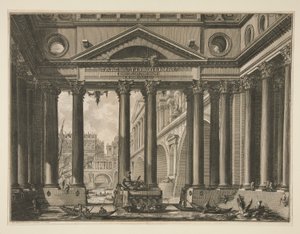 الواجهة الثانية من المجلد الرابع من Le Antichit؟ رومان بواسطة Giovanni-Battista Piranesi