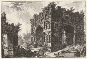 يسمى المعبد vergarm.te من يانوس. A. قوس يسمى degli بواسطة Giovanni-Battista Piranesi