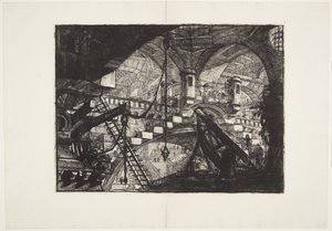 القوس بزخرفة صدفية بواسطة Giovanni Battista Piranesi