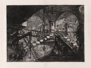 القوس ذو الزخرفة الصدفية ، اللوحة 11 من كارسري د بواسطة Giovanni-Battista Piranesi