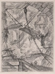 الجسر المتحرك ، من كارسري د بواسطة Giovanni-Battista Piranesi