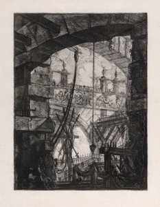 الساحة الكبرى ، لوحة 4 من كارسري د بواسطة Giovanni-Battista Piranesi