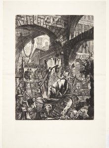 الرجل على الرف بواسطة Giovanni Battista Piranesi